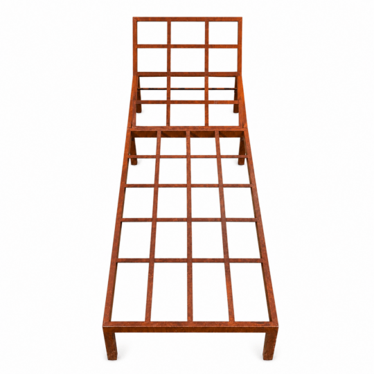 lettino mare ferro battuto 190 cm x 60 cm