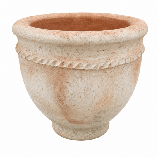 Vaso Zagorà in terracotta H 50 cm D 50 cm