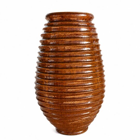 Vaso in terracotta smaltato H 95 cm D 35 cm