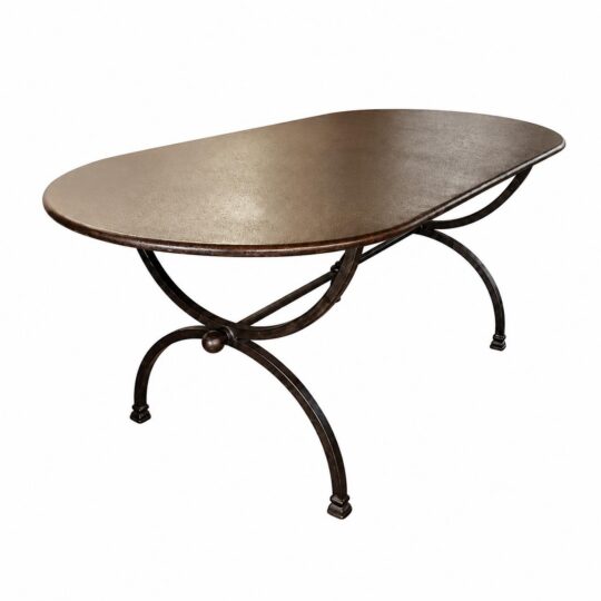 Tavolo in ferro battuto misure 200 cm x 100 cm