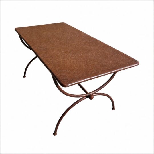 Tavolo in ferro battuto misure 160 cm x 80 cm
